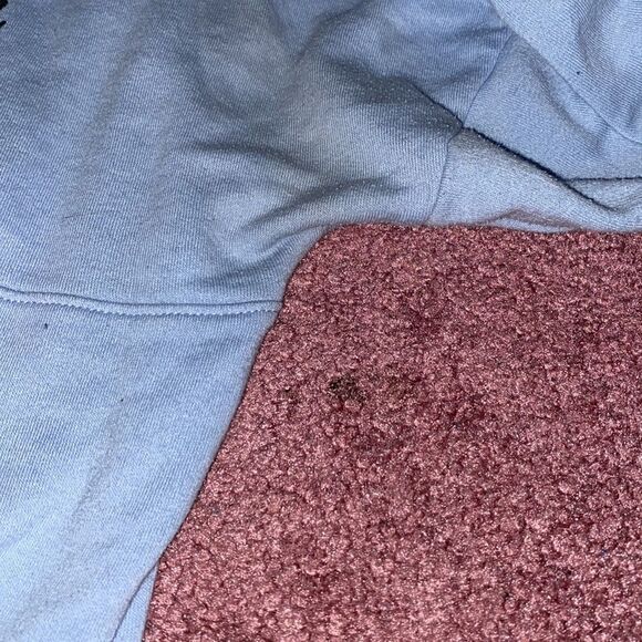 5/$25 DEAL VS PINK VARSITY QUARTER SNAP PULLOVER BLUE Sz Small - Picture 12 of 14